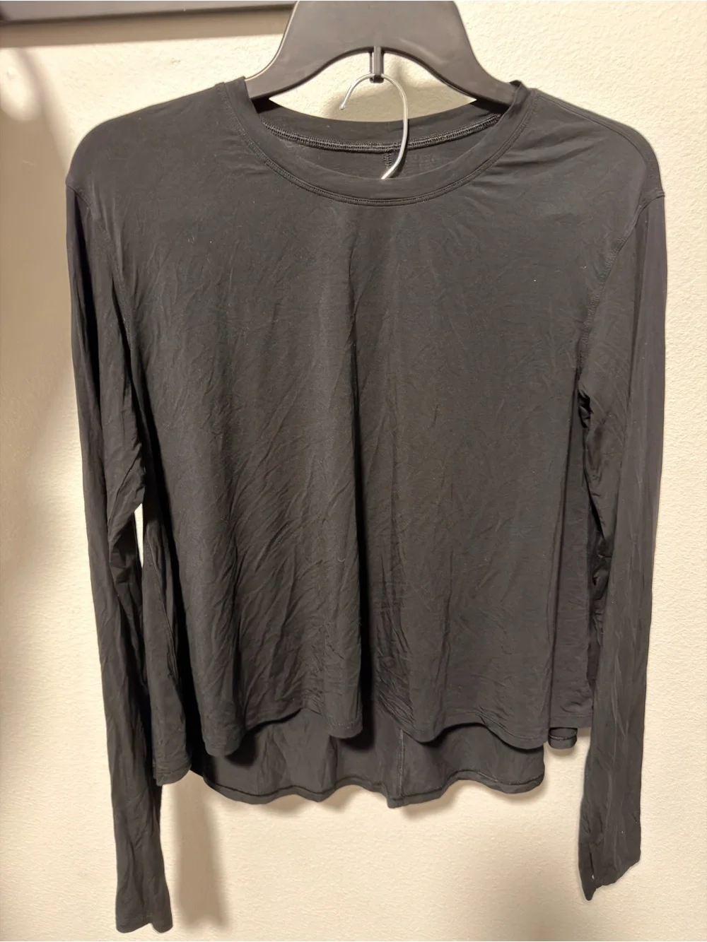 Lululemon Modal Relaxed Fit Lounge Long Sleeve Black